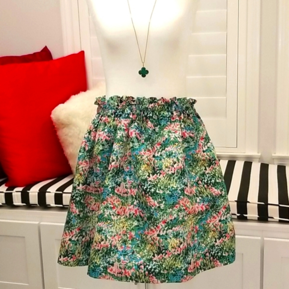 Red Valentino floral skirt